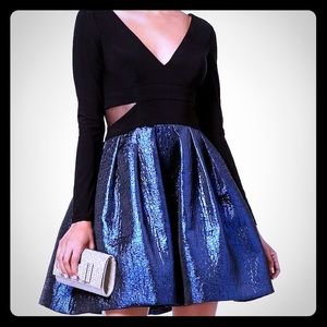 Xscape metallic dress